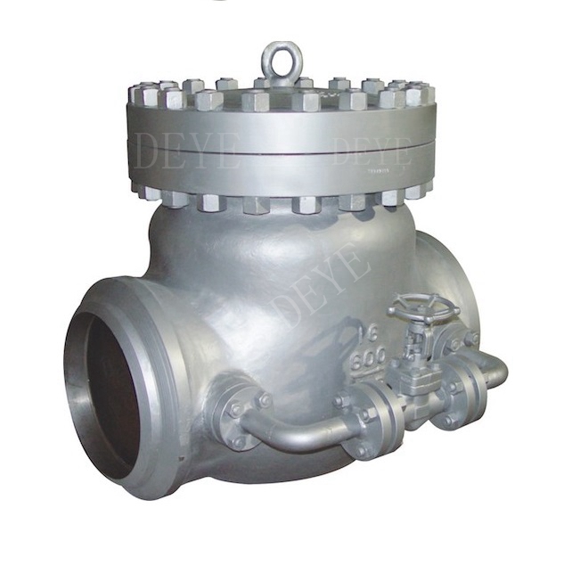Hot New Products 600lbs Wafer Check Valve -
 Butt Welded swing check valve with by pass CVC-0600-P-16 – Deye