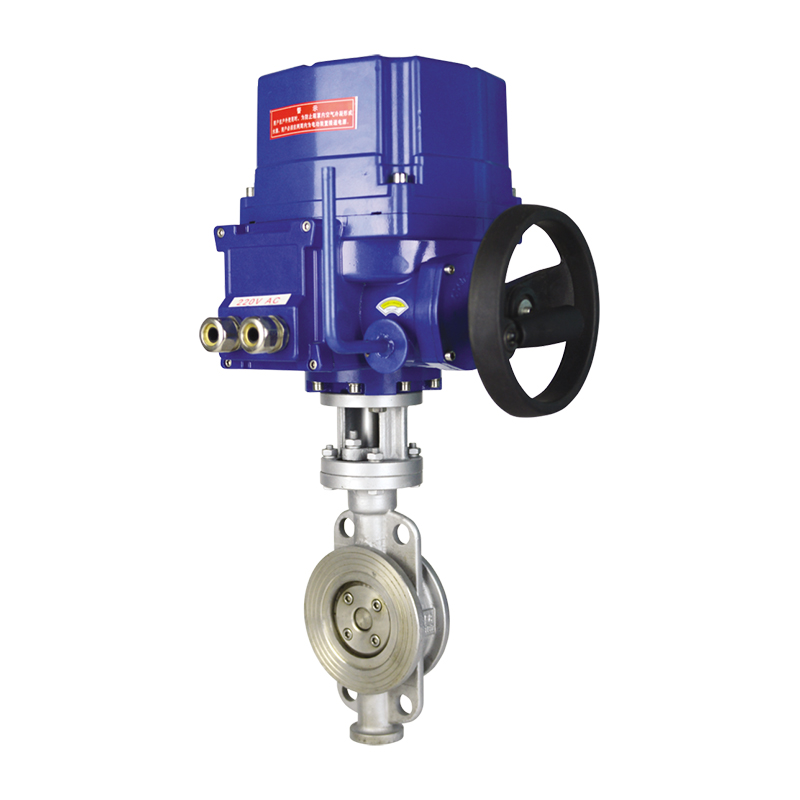 90 Degree Rotation Electrical Actuated Butterfly Valve