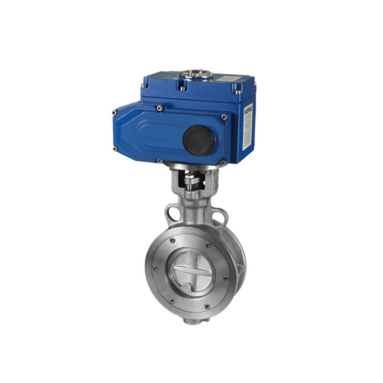 Electrically Operated Wafer Type Soft Seal Hard Seal Butterfly Valve