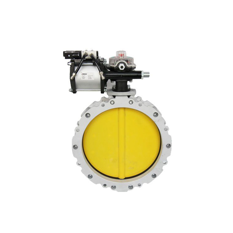 Pneumatic/Electric/Manual Operated Flange End Structure Butterfly Valve