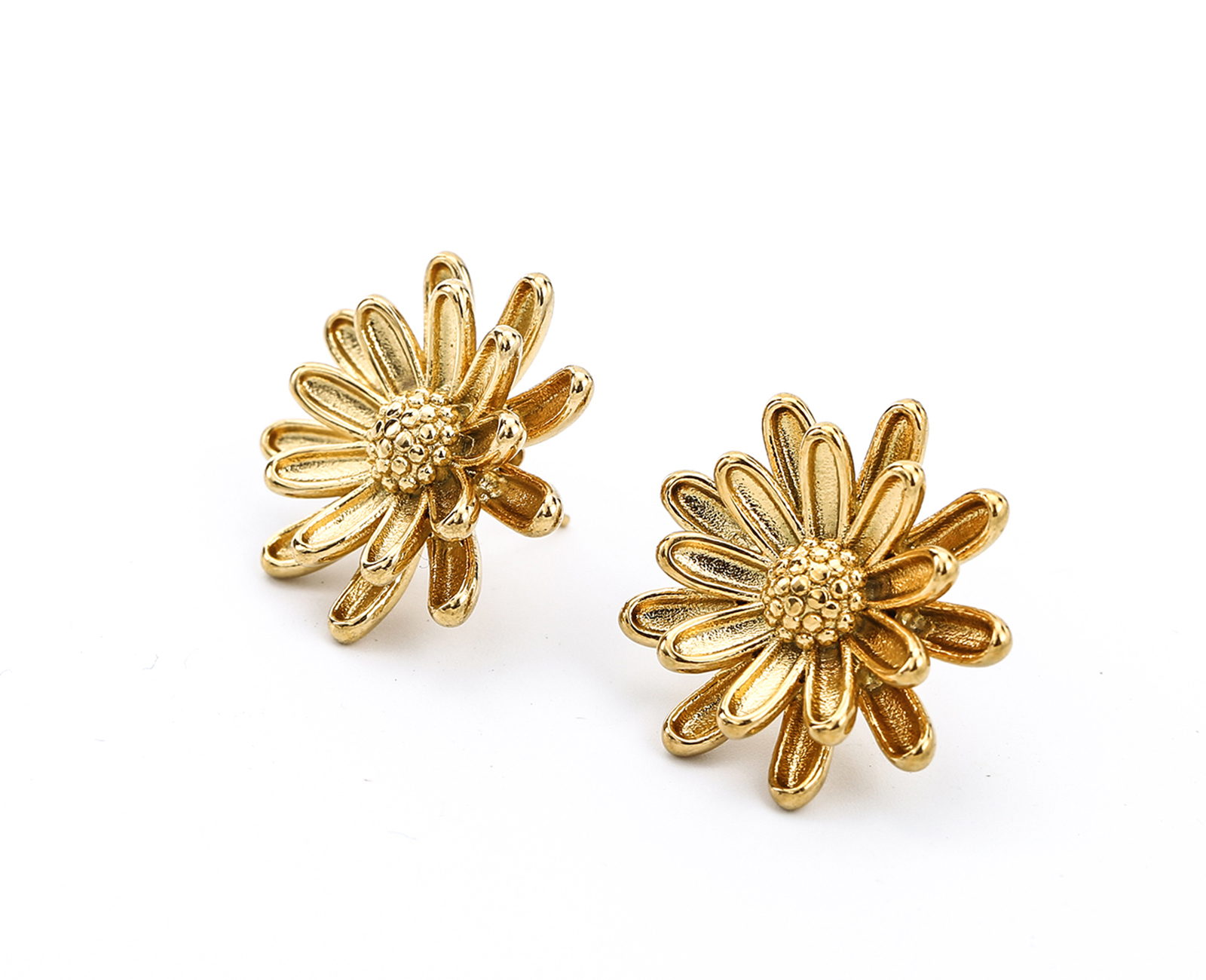 mospheric flower earrings-1k7a