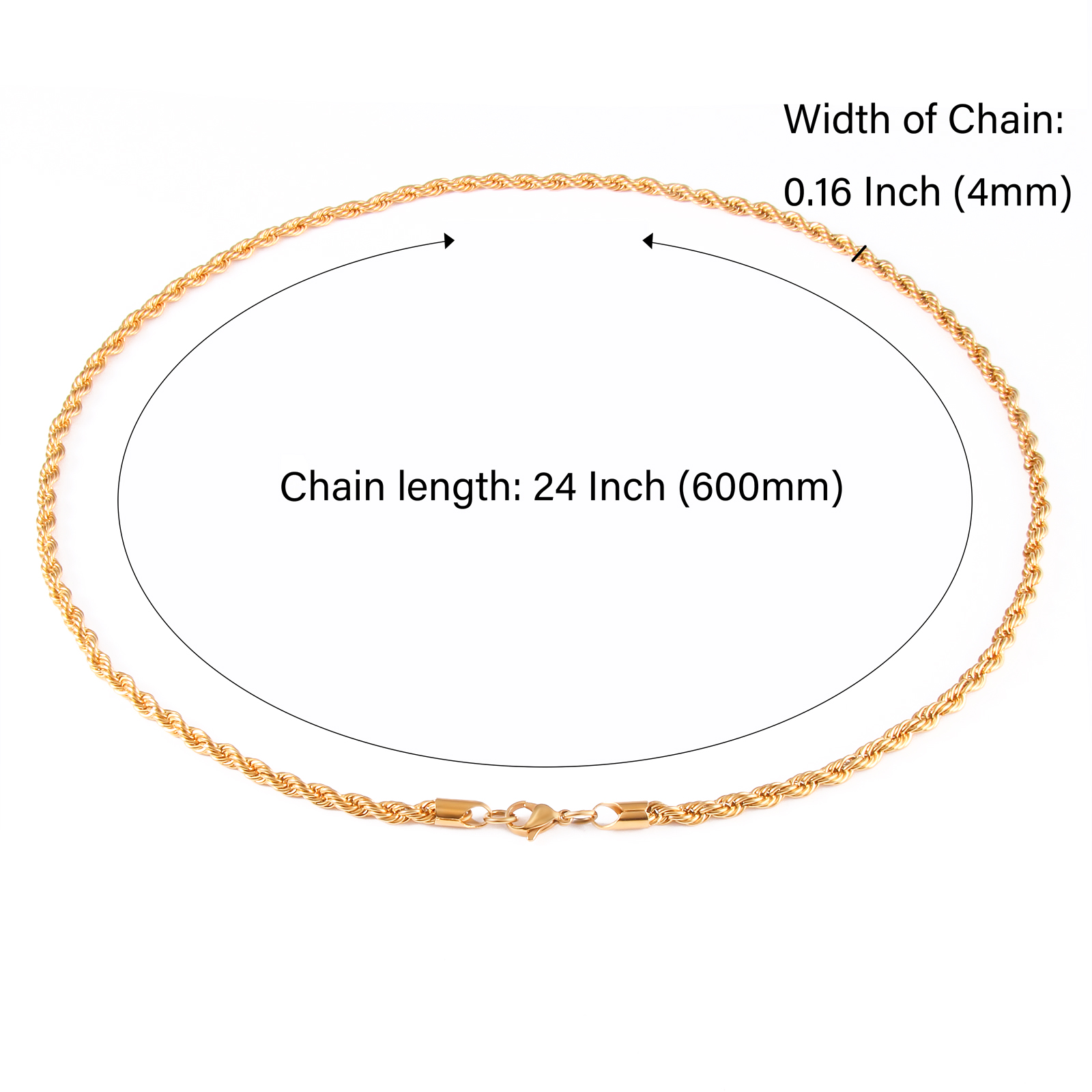 18k gold plated rope chain (6)ku2