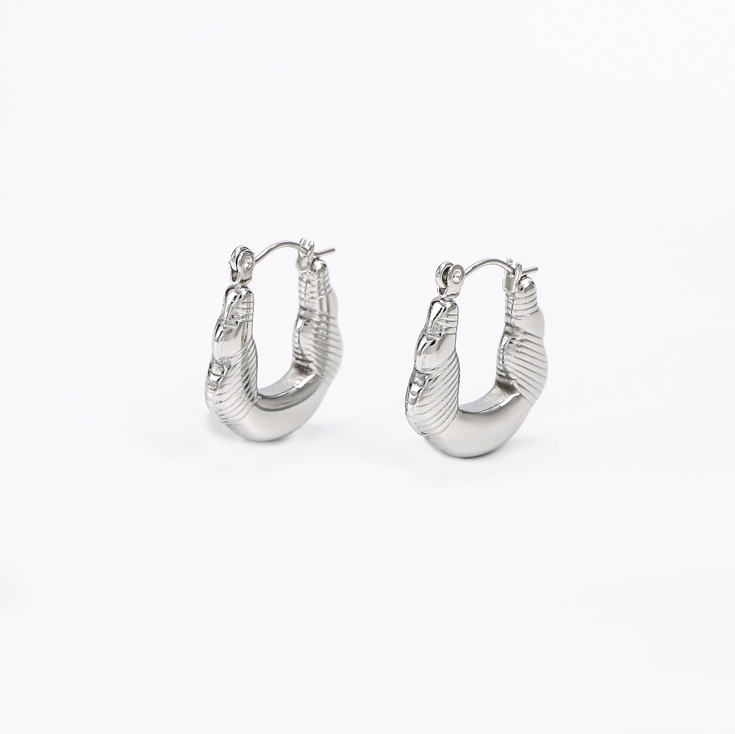 316L stainless steel irregular shape fashion earrings