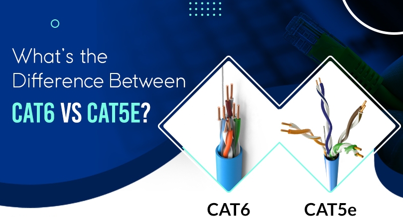 განსხვავება Cat5e-სა და Cat6 Ethernet კაბელს შორის