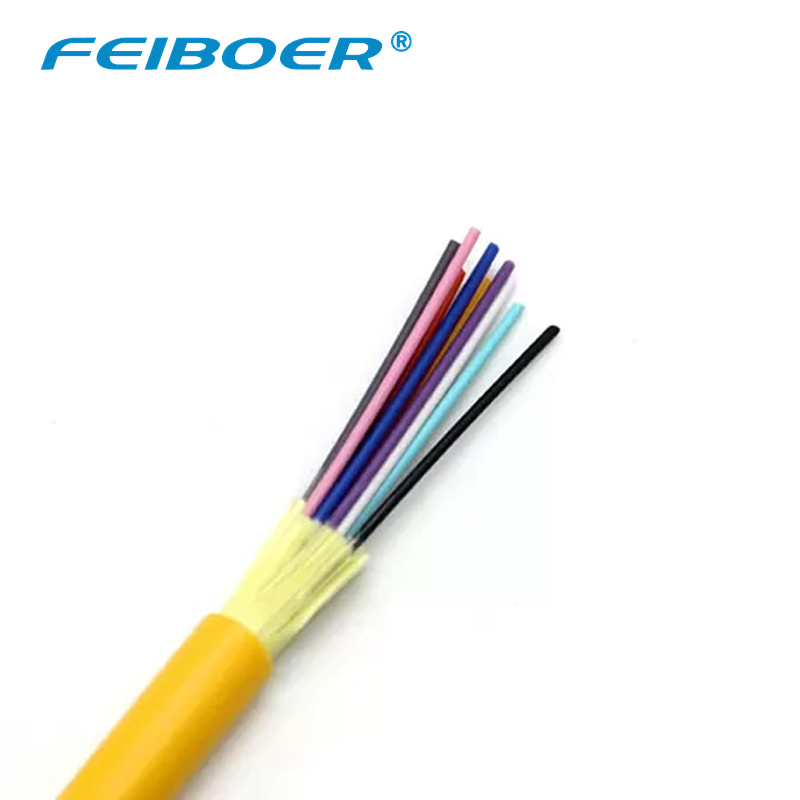 Cavu di fibra ottica per interni monomode 12 Fibre-GJFJV