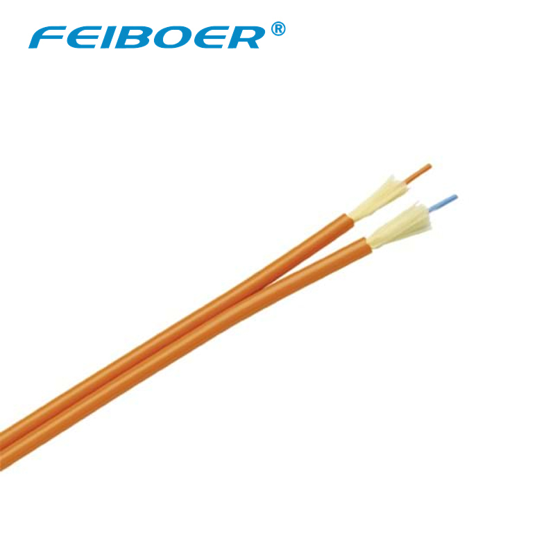 Fiberептик оптик пач кабель Zipcord Duplex үзара бәйләнешле кабель