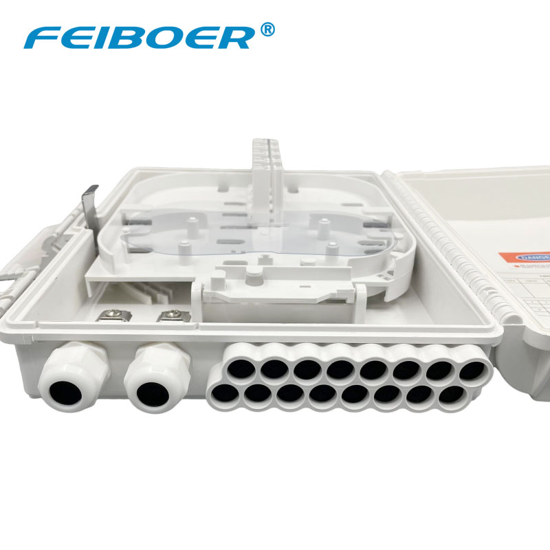 Made in China FDB morsettiera per apparecchiature in fibra 16 core scatola di distribuzione in fibra ottica ftth interna / esterna con adattatore SC da 16 pezzi