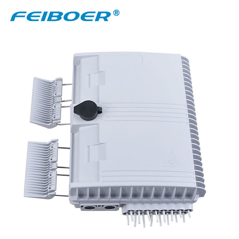 Babban ingancin tashar jiragen ruwa 12 FTTH Fiber Optic Splitter Box Joint Box 12 cores waje na gani Fiber Terminal Closure ABS/PC/PC Alloys