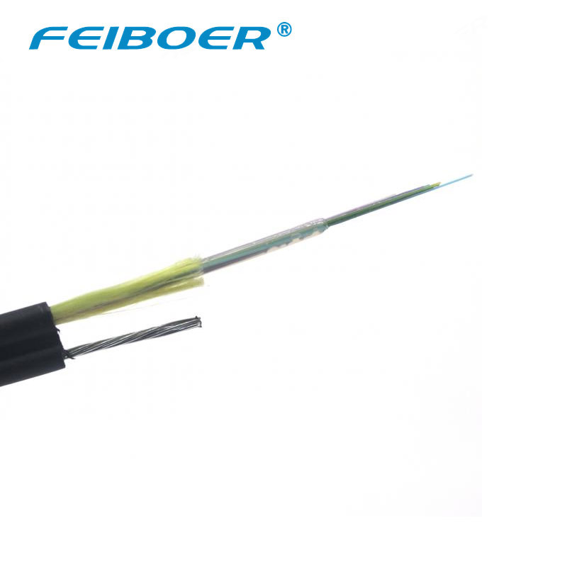 Mini Figure 8 Fiber Optic Cable 8 12 24 Core GYXTC8Y Self Supporting
