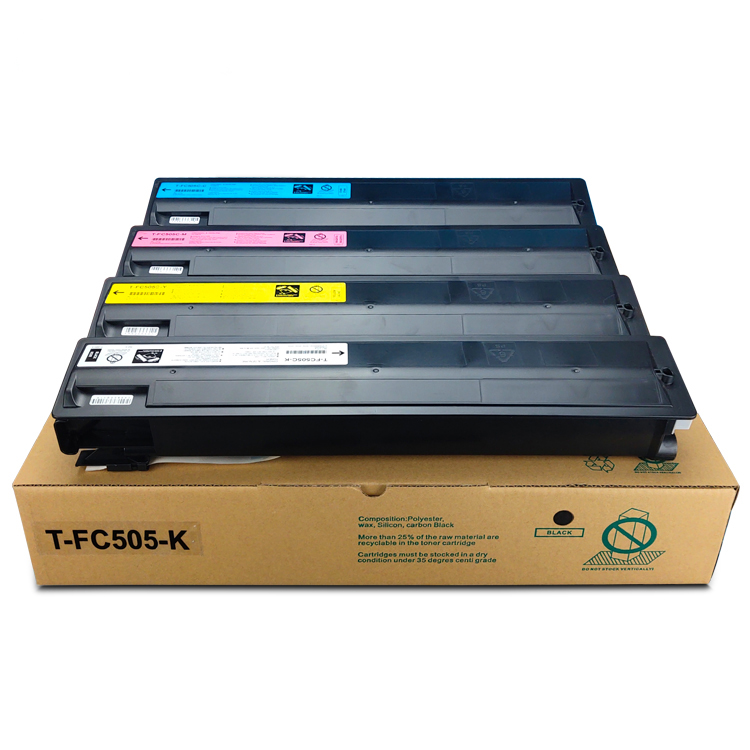 TFC505 FC505 C505 505 თავსებადი ტონერის კარტრიჯი Toshiba ESTUDIO 2000AC 2500AC 2505AC 3005AC 3505AC 4505AC