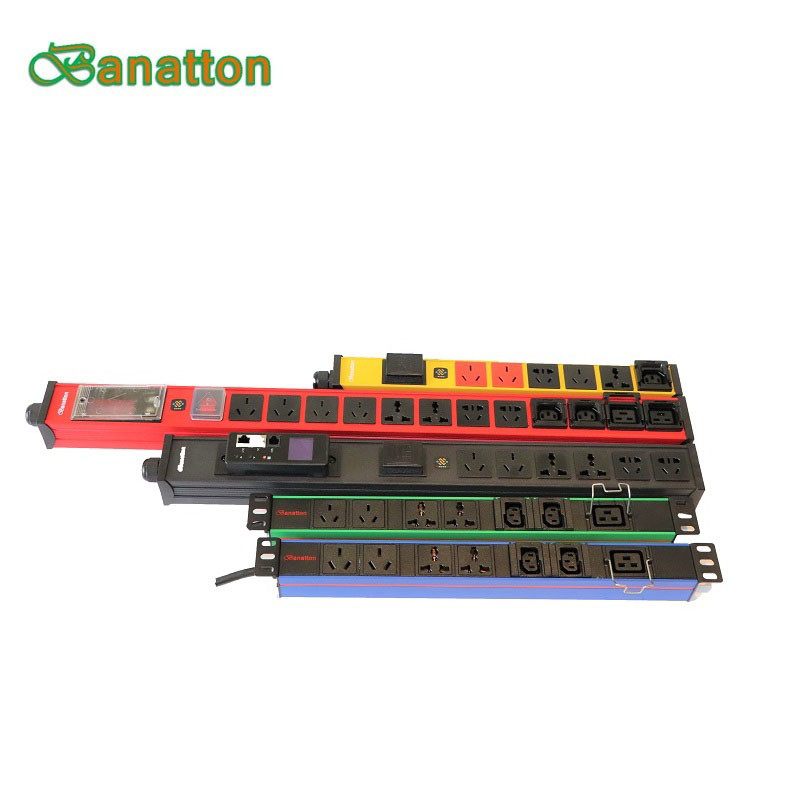 Basic Mining PDU 12 ports C13 C19 10A each outlet 10A-160A Power Distribution Units for Mining and Data Center