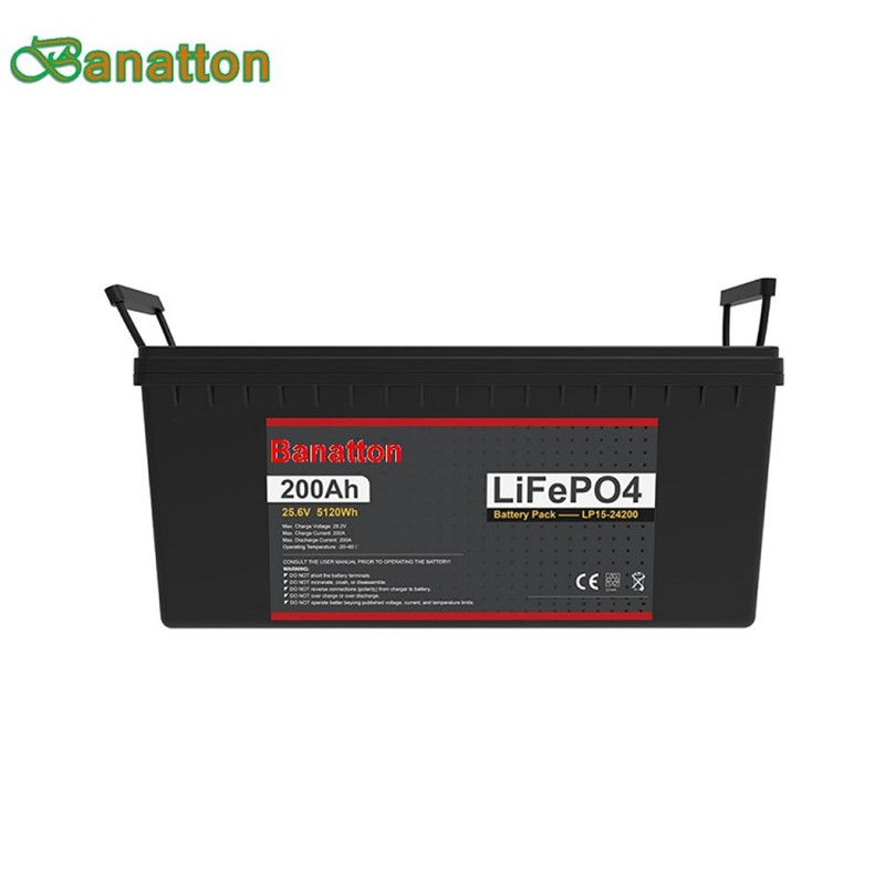Banatton Lifepo4 Lithium Battery Pack 24v 25.6v 100ah 150ah 200ah for Electri...