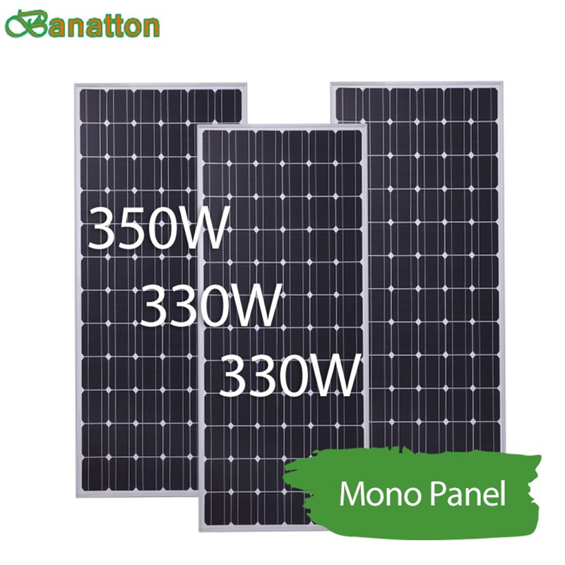 Xina Panell solar de 300 watts Mòdul de cèl·lula solar monocristal·lina de 12 volts fora de Gr...