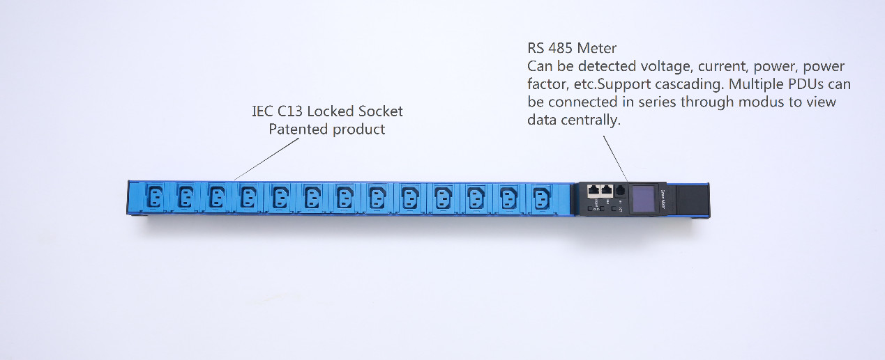 Banatton Smart Metered Rack Switched C19 C13 Power Distribution Unit Intelligent PDU for Mining and Data Center