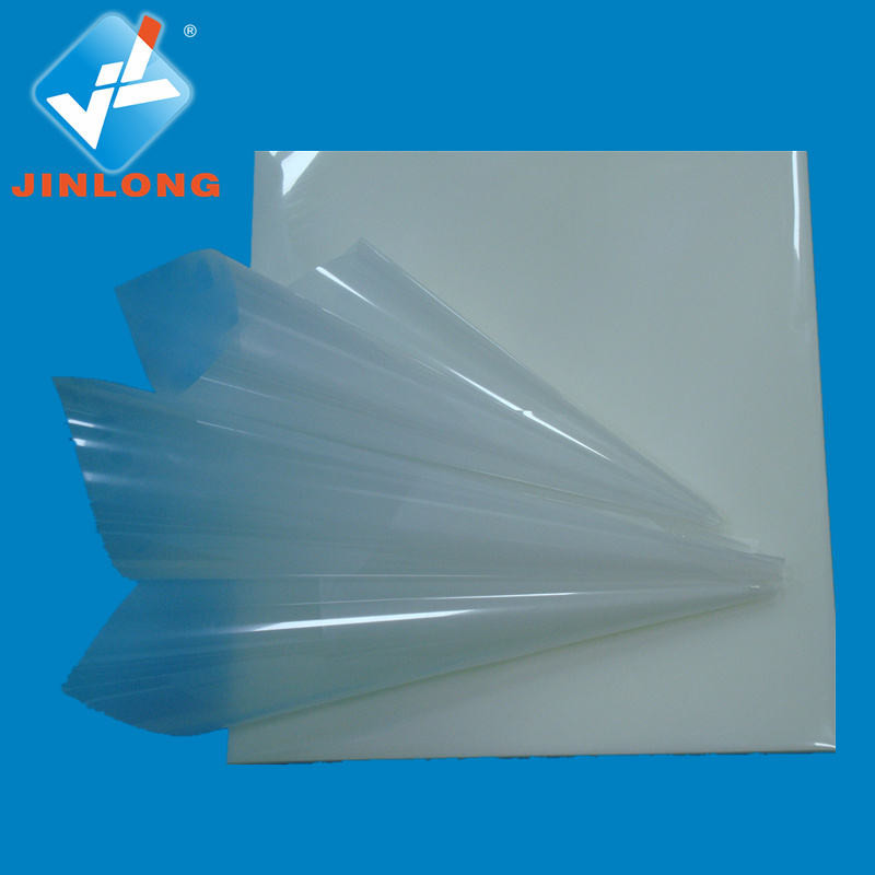 Cold peel PET film for offset printing