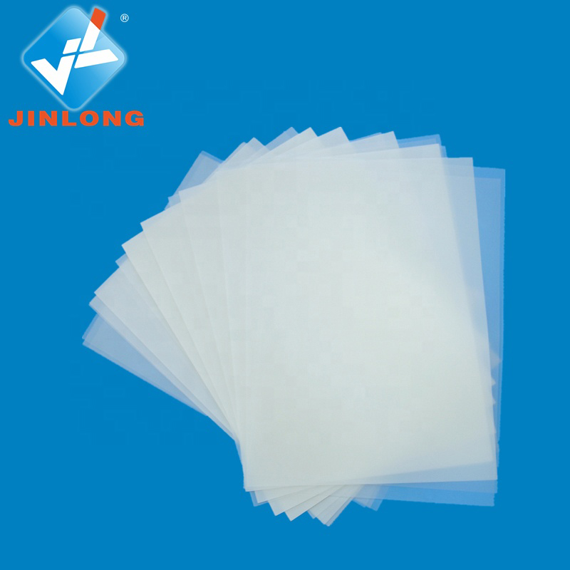 Highly glossy silicone film release double matte heat transfer for silicone printing