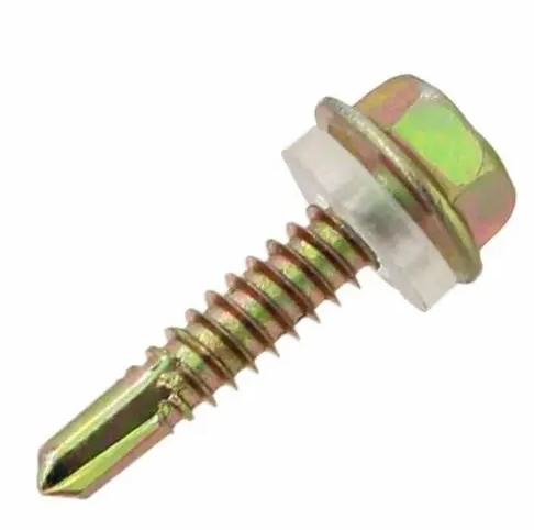 Colored hexagonal drill tail screwsColored hexagonal drill tail screw7lu