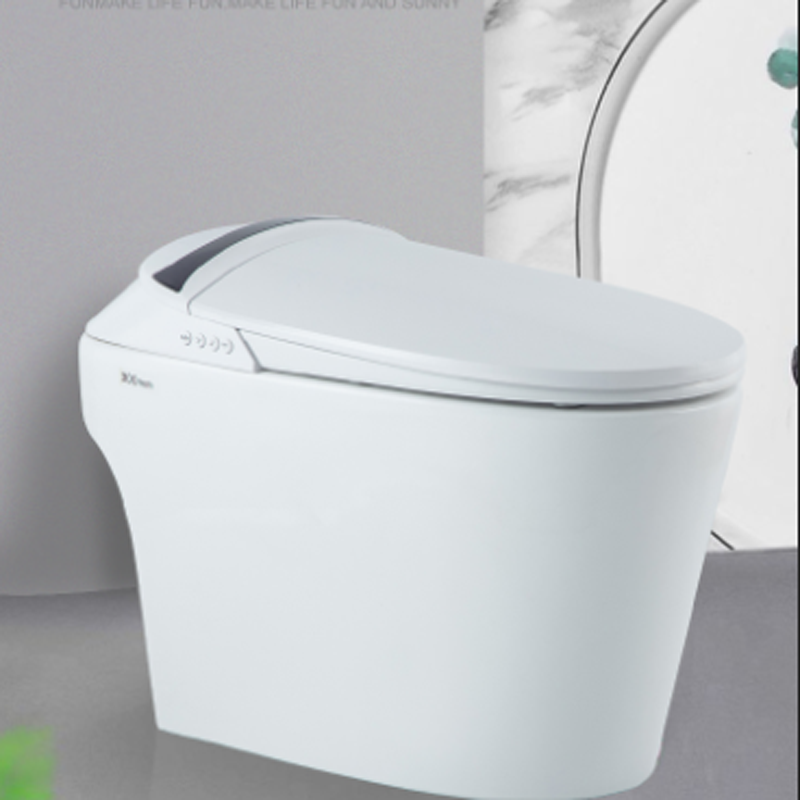 200G serisi Akıllı Tuvalet, otomatik çevirmeli, basit ve saf beyaz