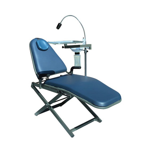 Paquete de silla portátil plegable portátil de alta calidad para unidad dental P1A