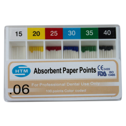 Dental Disposable Absorbent Paper Points T0.04/T0.06 Greater Taper – JPS DENTAL