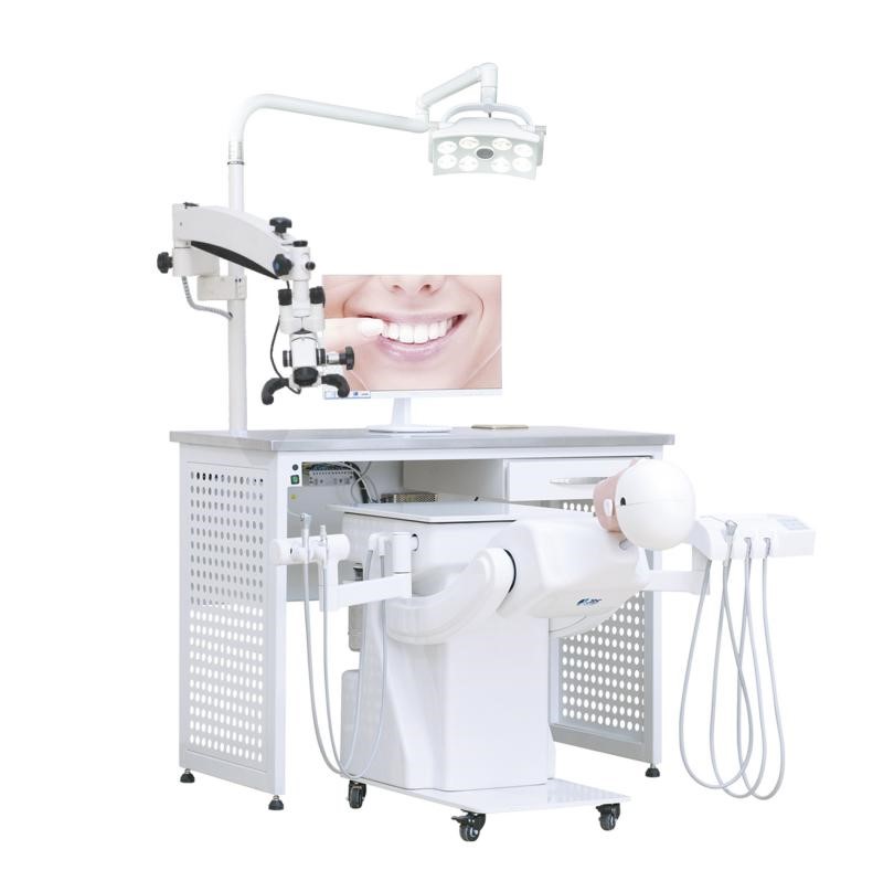 Sistema avanzatu di simulazione di l'insegnamentu dentale JPS-FT-III cù microscopiu è camera d'alta definizione