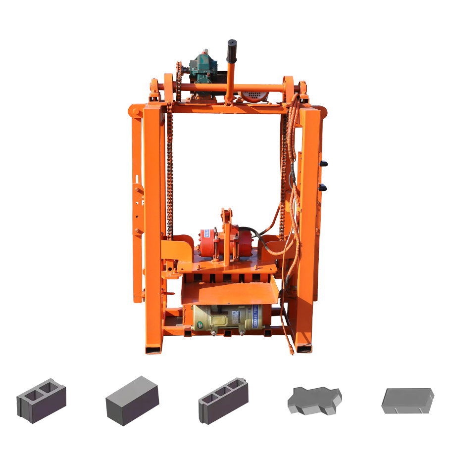 QM2-45 semi-automatic small concrete brick/block making machine