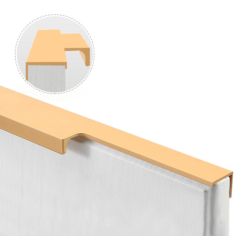 OEM factory Kitchen Cabinet aluminium Frame ProfileHandle Profile (5)18j