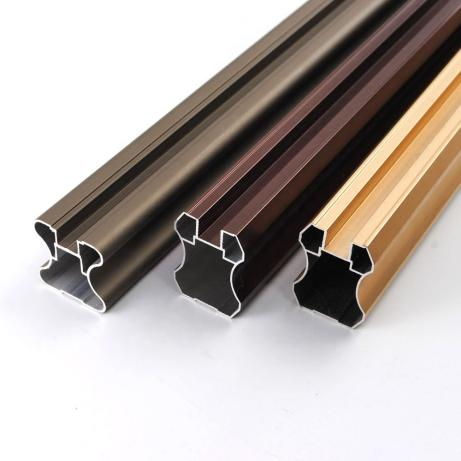 Foshan manufacturer 6063-T5 C U design extrusion sliding track wardrobe aluminium sliding channel for closet (11)2cu