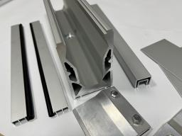 High Quality Balcony Aluminum U Channel Glass Clamp Railing  Aluminium U Channel Profile for Glass Railing (10)mbo