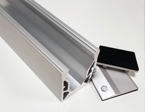 U Channel Balustrade Aluminum Glass Railing (10)bjg