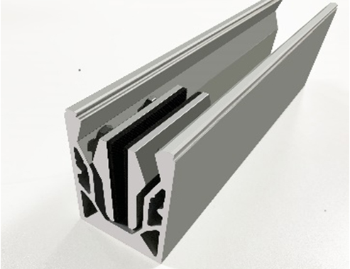 U Channel Balustrade Aluminum Glass Railing (14)ut8