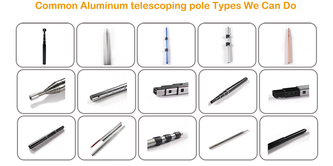 Aluminum Telescopic Pole (12)4sk