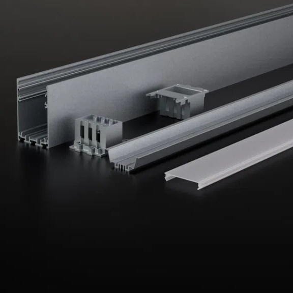 Extrusion aluminium profile for LED light (4)4p3