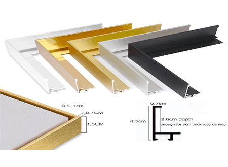 aluminum Metal Poster Picture Frame Extrusion Profiles (8)kne