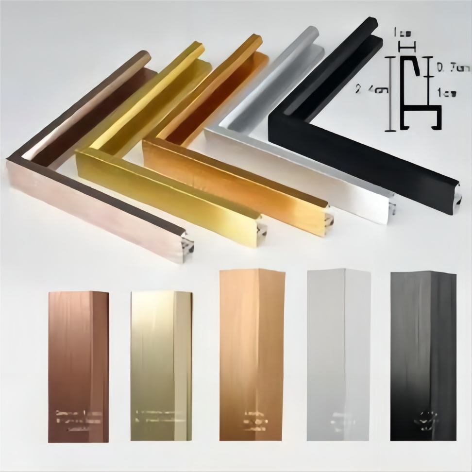 aluminum Metal Poster Picture Frame Extrusion Profiles