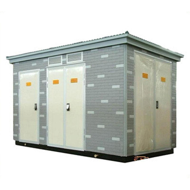 Prefabricated electrical compact substation preloaded outdoor box transformer