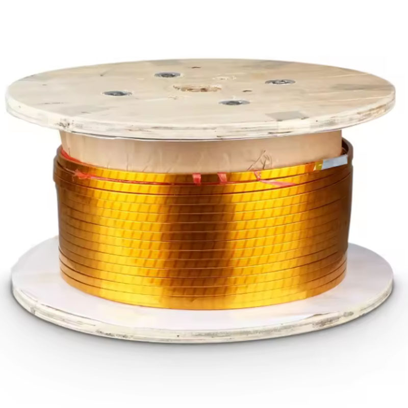 Customized Thin film covered copper/aluminum electromagnetic wire flat/round wire