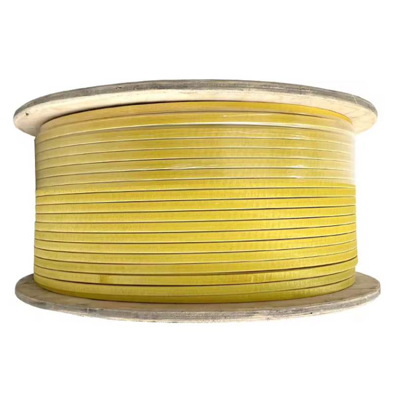 Customized fiber glass coated flat/round wire wrapped aluminum/copper