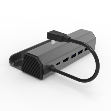 6 in 1 Steam Deck Docking Station with PD HDMI Ethernet USB 3.0
