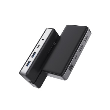8 in 1 USB C Dock Dual HDMI 4K60Hz Gigabit Ethernet USB C Hub