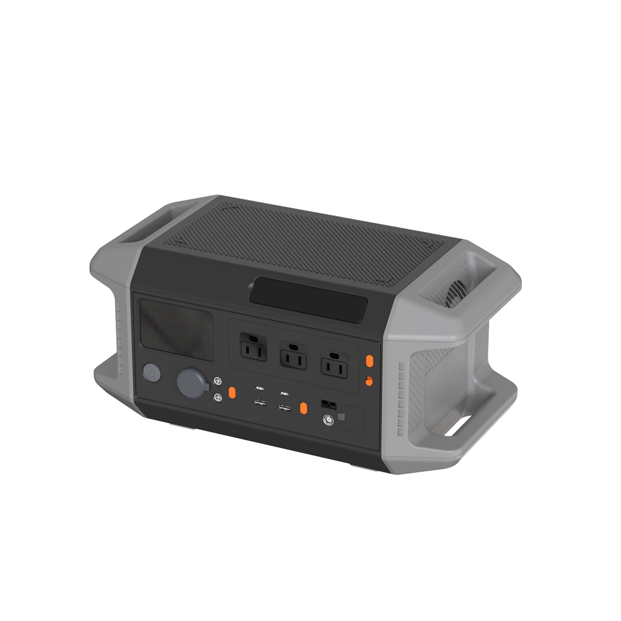 KN-P0071  614Wh LiFePO4 Portable Power Station with Wireless Charging, Type-C Output, Car Charging, and DC
