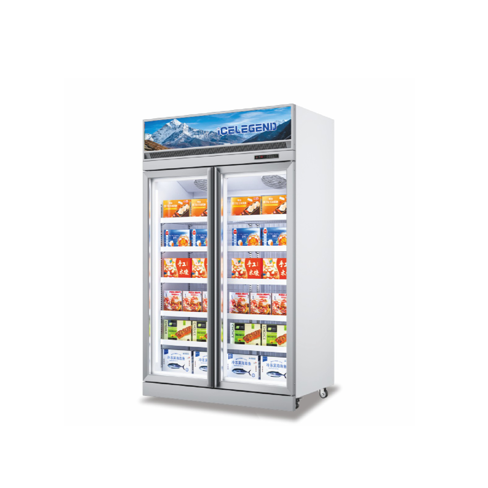 Upper Freezer Showcase 1250 Twa pòt anlè