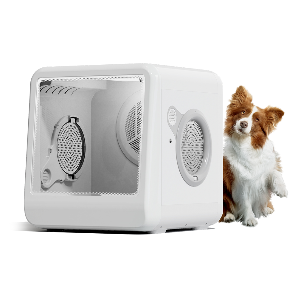 KN-7212 800W 65L torklåda för husdjur med 32-40°C temperaturjustering och automatisk dörröppning