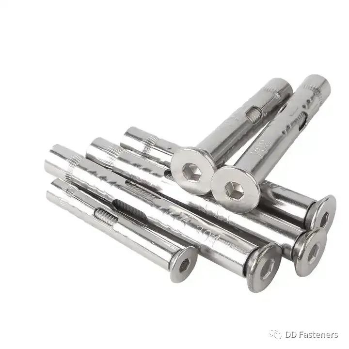 Countersunk Sleeve Anchor Zinc Plated