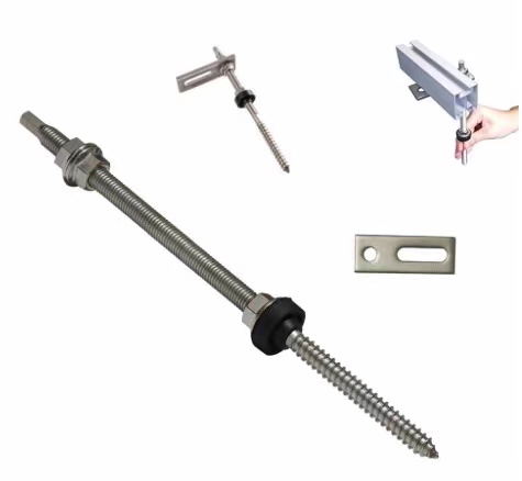 DIN933 Stainless Steel 304 316 A2 A4  Solar Power Screw  with Washers and Nuts