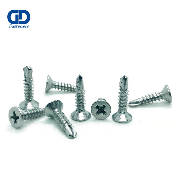 Stainless Steel 410 Cross Countersunk Head SDS #7_1_2