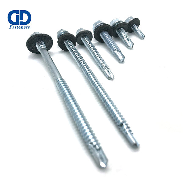 Hex Head Self-drilling Screw with EPDM Washers