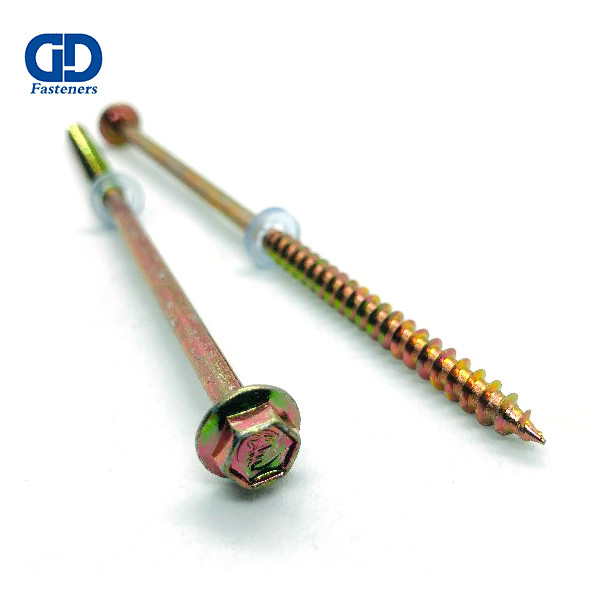 Hex Head Self-drilling Screw with High-low Thread