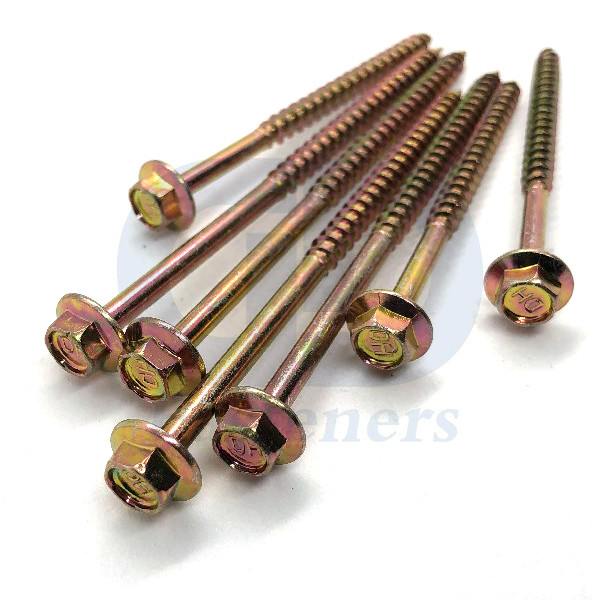 Hex Head Self-drilling Screw with High-low Thread