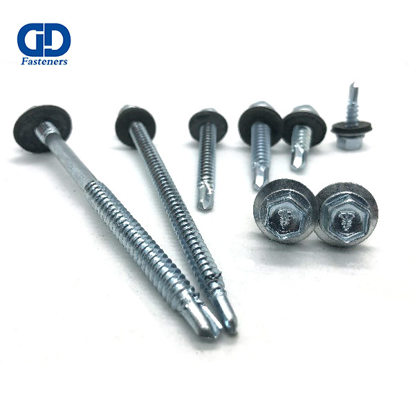 Hex Flange Head Self-drilling Screw with EPDM Horoi #12-1